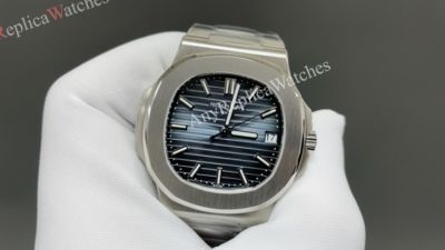 Patek Philippe Nautilus 324  Automatic Movement White Steel Strap Black 40*8.3mm Watch